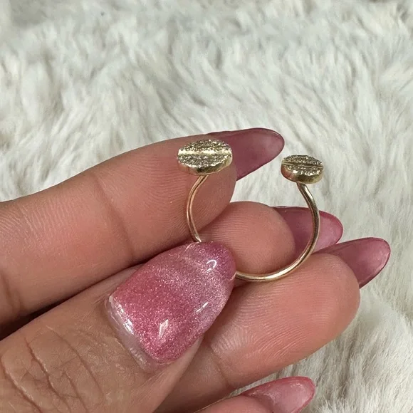 -SOLD-14k nail screw ring - Picture 2 of 3